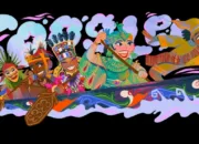 Google Doodle HUT ke-80 RI Angkat Tradisi Pacu Jalur, Jadi Sorotan Dunia