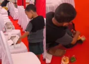 Viral Dua Bocah Pungut Kotak Kue Usai Upacara HUT ke-80 RI