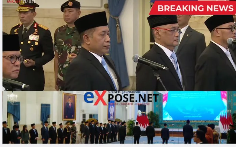Reshuffle Kabinet: Prabowo Lantik 4 Menteri Baru dan Dahnil Jadi Wamen Haji